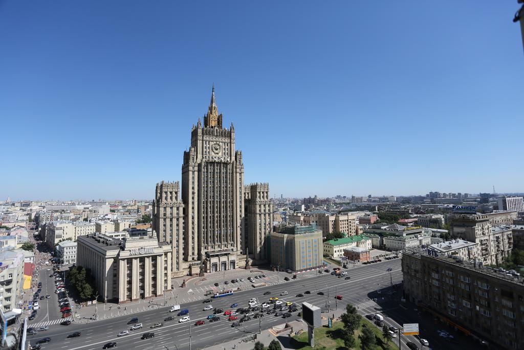 Azimut Hotel Smolenskaya Moskow Bagian luar foto